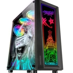 Caja/Torre Mars Gaming Artística MC-ART Gaming Negro
