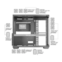 Caja/Torre Mars Gaming MCV4 XXL Negro