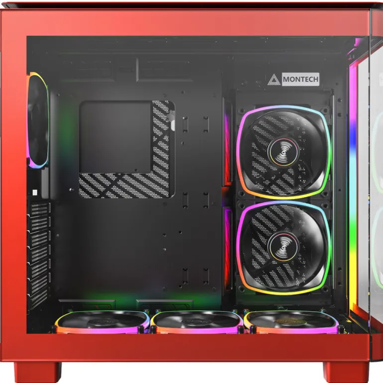 Caja/Torre Montech KING 95 PRO ARGB Rojo