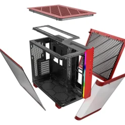 Caja/Torre Montech KING 95 Rojo