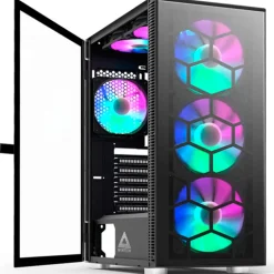 Caja/Torre Montech X3 Glass RGB Negro