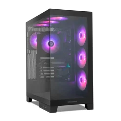 Caja/Torre Nox Hummer Glock RGB Negro