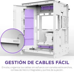 Caja/Torre NZXT H9 Flow (2025) Blanco