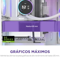 Caja/Torre NZXT H9 Flow RGB (2025) Blanco