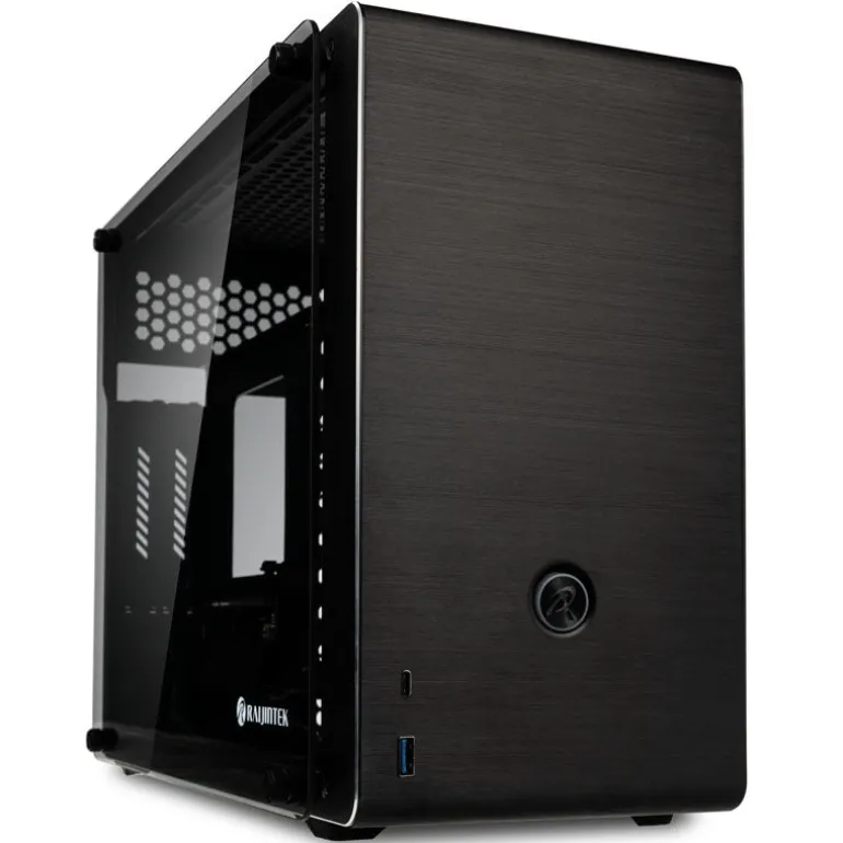 Caja/Torre Raijintek Ophion EVO Cristal Templado Negro