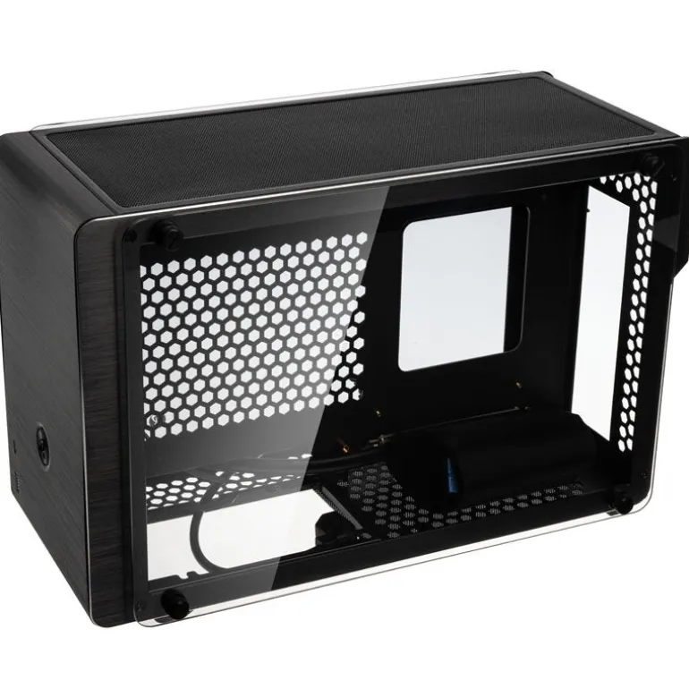 Caja/Torre Raijintek Ophion Cristal Templado Negro