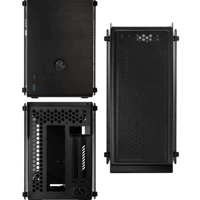 Caja/Torre Raijintek Ophion Cristal Templado Negro