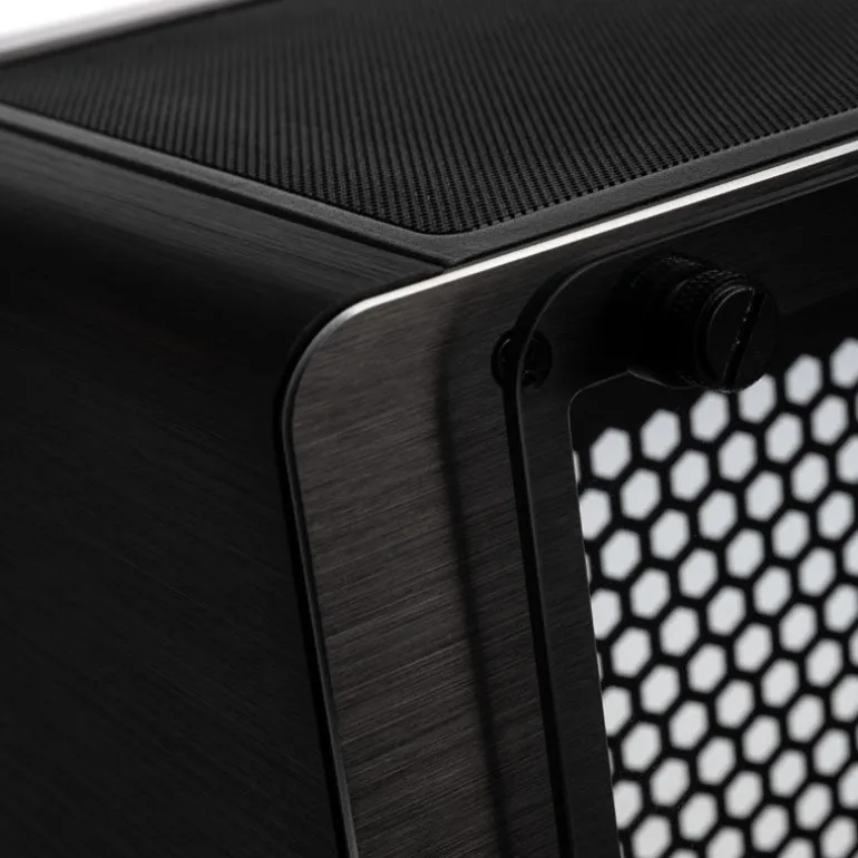 Caja/Torre Raijintek Ophion Cristal Templado Negro