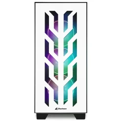 Caja/Torre Sharkoon Elite Shark CA300T White Cristal Templado