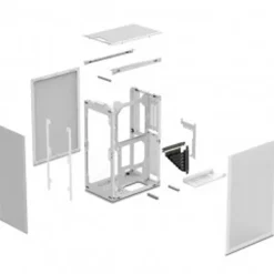 Caja/Torre Ssupd Meshlicious Full Mesh PCIE 4.0 Blanco