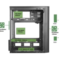 Caja/Torre Tacens Anima AC5 Negro