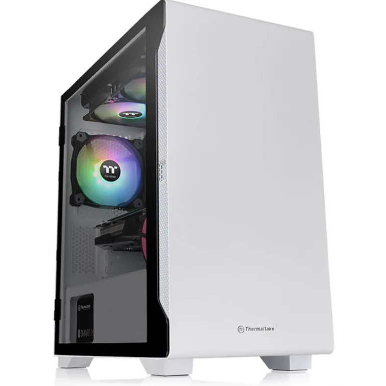 Caja/Torre Thermaltake S100 TG M-ATX Blanco