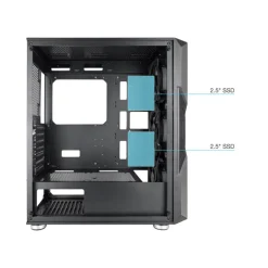 Caja/Torre TooQ TQGCC103-B Nightcity ARGB Negro