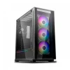 DeepCool Matrexx 70 ADD-RGB 3F Cristal Templado / Negro - Caja/Torre