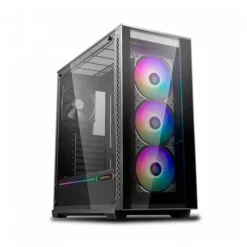 DeepCool Matrexx 70 ADD-RGB 3F Cristal Templado / Negro - Caja/Torre