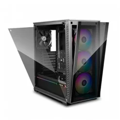 DeepCool Matrexx 70 ADD-RGB 3F Cristal Templado / Negro - Caja/Torre