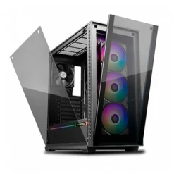 DeepCool Matrexx 70 ADD-RGB 3F Cristal Templado / Negro - Caja/Torre