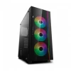 DeepCool Matrexx 55 V3 ADD-RGB 3F Cristal Templado / Negro - Caja/Torre