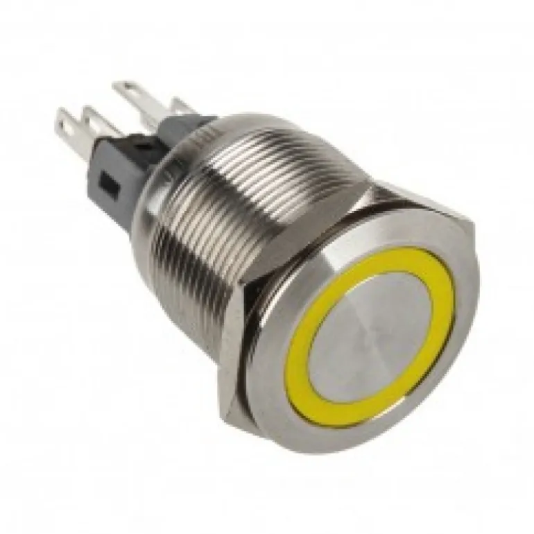 DimasTech PD102 Amarillo 22mm - Pulsador
