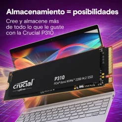Disco Duro M.2 Crucial P310 500GB PCIe Gen4 x4 NVMe SSD