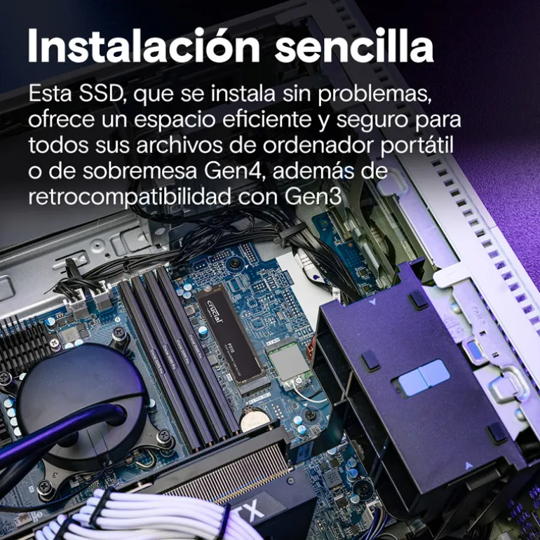 Disco Duro M.2 Crucial P310 1TB PCIe Gen4 x4 NVMe SSD