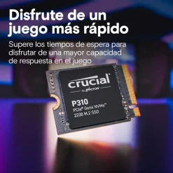 Disco Duro M.2 Crucial P310 2TB PCIe Gen4 x4 NVMe SSD 2230