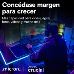 Disco Duro M.2 Crucial T710 1TB PCIe Gen5 x4 NVMe SSD