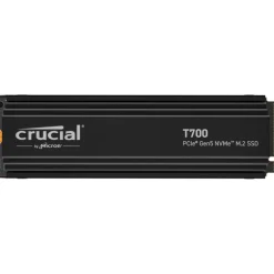 Disco Duro M.2 Crucial T700 1TB PCIe Gen5 x4 NVMe SSD Con Disipador
