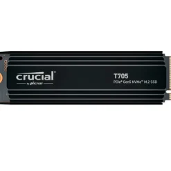 Disco Duro M.2 Crucial T705 1TB PCIe Gen5 x4 NVMe SSD Con Disipador