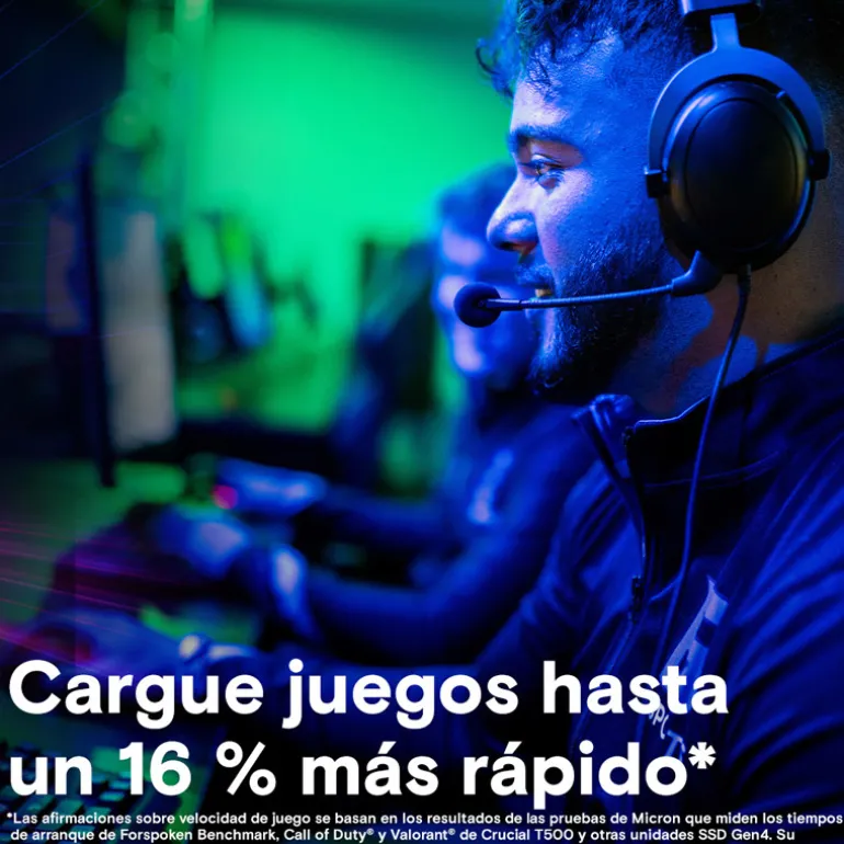 Disco Duro M.2 Crucial T500 4TB PCIe Gen4 x4 NVMe SSD