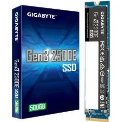 Disco Duro M.2 Gigabyte Gen3 2500E 500GB PCIe Gen3 x4 NVMe SSD