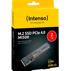 Disco Duro M.2 Intenso MI500 2TB PCIe Gen4 x4 NVMe SSD