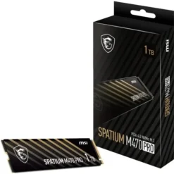 Disco Duro M.2 MSI SPATIUM M470 1TB PCIe Gen4 x4 NVMe