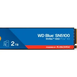 Disco Duro M.2 Sandisk WD Blue SN5100 2TB PCIe Gen4 x4 NVMe SSD