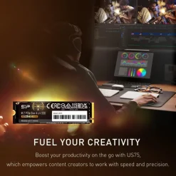 Disco Duro M.2 Silicon Power US75 1TB PCIe Gen4 x4 NVMe SSD