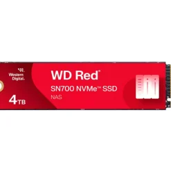 Disco Duro M.2 Western Digital Red SN700 4TB PCIe Gen3 x4 NVMe SSD