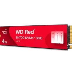 Disco Duro M.2 Western Digital Red SN700 4TB PCIe Gen3 x4 NVMe SSD