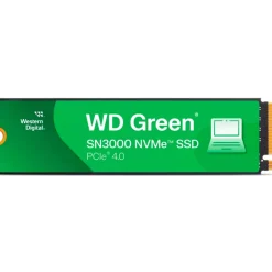 Disco Duro M.2 Western Digital Green SN3000 500GB PCIe Gen4 x4 NVMe SSD