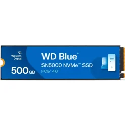 Disco Duro M.2 Western Digital Blue SN5000 500GB PCIe Gen4 x4 NVMe SSD
