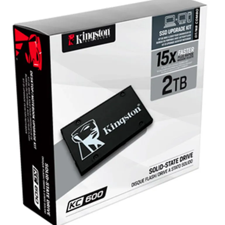 Disco Duro SSD Kingston KC600 2TB 2.5" SATA3