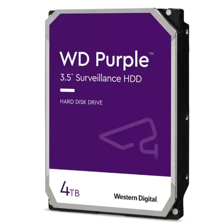 Disco Duro Western Digital Purple Surveillance 4TB 3.5" SATA3 256MB