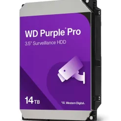 Disco Duro Western Digital Purple Pro Surveillance 14TB 3.5" SATA6 512MB