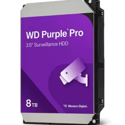 Disco Duro Western Digital Purple Pro Surveillance 8TB 3.5" SATA6 256MB