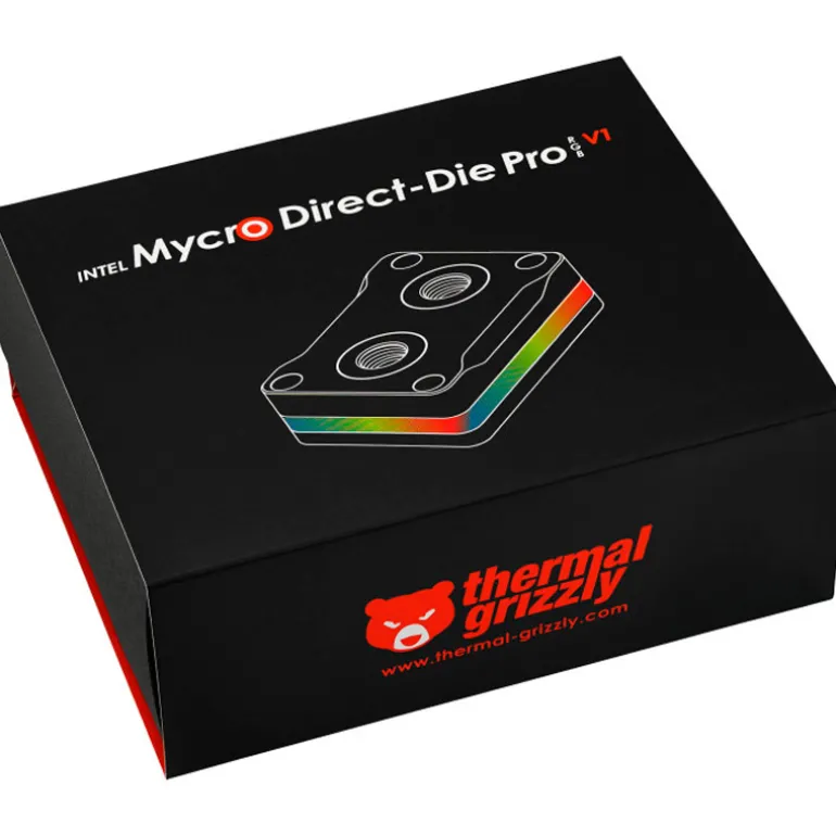 Disipador CPU Thermal Grizzly Mycro Direct-Die Pro RGB V1 De Agua Para Socket 1700