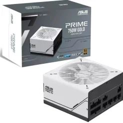 Fuente/PSU Asus Prime AP-750G 80 Plus Gold 750W ATX 3.1 PCIE 5.1 Modular Blanco