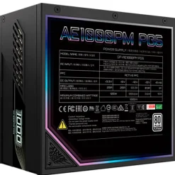 Fuente/PSU Gigabyte AORUS ELITE P1000W 80 Plus Platinum 1000W ATX 3.0 PCIE 5.0 Negro