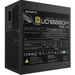 Fuente/PSU Gigabyte UD1000GM PG5 V2 80 Plus Gold 1000W ATX 3.1 PCIE 5.1 Modular