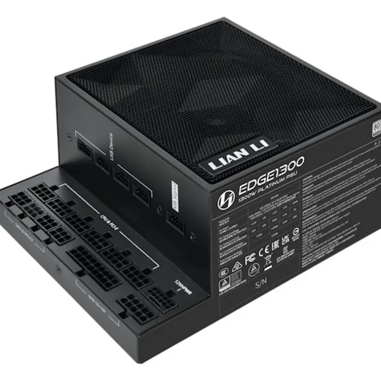 Fuente/PSU Lian Li Edge EG1300 80 Plus Platinum 1300W ATX 3.1 PCIE 5.0 Modular