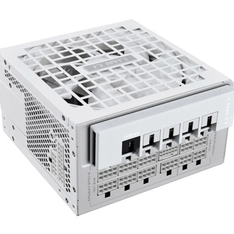 Fuente/PSU Lian Li Rotational Shift RS1200G 80 Plus Gold 1200W ATX 3.1 Modular Con Hub Blanco