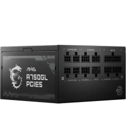 Fuente/PSU MSI MAG A750GL 80 Plus Gold 750W ATX 3.0 PCIE 5.0 Modular